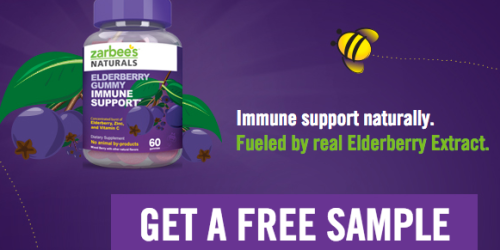 Request a FREE Zarbee’s Naturals Elderberry Gummy or Mighty Bee Gummy Sample
