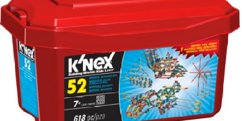 Amazon: K’nex 52 Model Building Set Only $16.99 – Reg. $34.99 (Includes 618 Pieces + 52 Model Ideas)