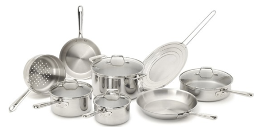 Emeril by All-Clad Stainless Steel 12-Piece Cookware Set Only $154.99 Shipped