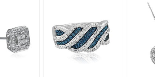 Amazon: 70% Off Diamond Jewelry Today Only (+ Extra 25% Off Luggage & 30-60% Off Dresses)