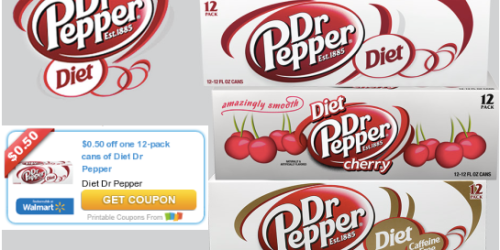 *RARE* $0.50/1 Diet Dr Pepper 12-Pack Coupon