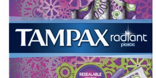 Amazon: Tampax Radiant Tampons 16-Count Box Only 89¢ Shipped – HURRY