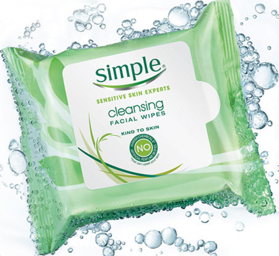 FREE Simple Cleansing Facial Wipes Sample
