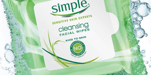 FREE Simple Cleansing Facial Wipes Sample