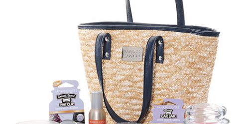 Yankee Candle: Fragrance Lover’s Tote Only $25 w/ $50 Purchase  (+ Buy 1, Get 1 Free Large Candles & More)