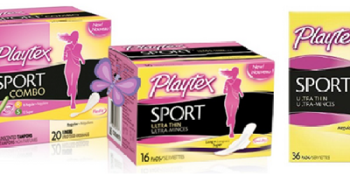 *HOT* New Buy 1 Get 1 Free Playtex Sport Pads, Liners or Combo Packs Coupon (Up to $7.99 Value)