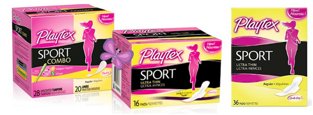 Playtex Sport Combo Pack 18 Regular/Super Tampons 14 Ultra Thin