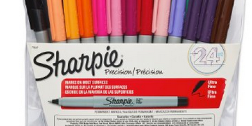 Amazon: Sharpie Ultra-Fine-Point Permanent Markers 24-Pack Only $10 (Regularly $35.38)