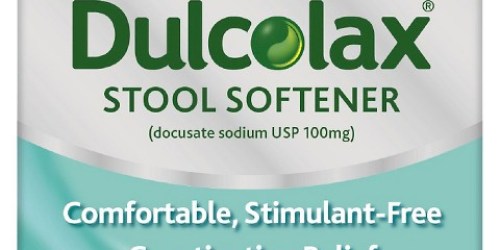 High Value $8/1 Dulcolax Product Coupon = Stool Softener 100ct. Gels Only $1.59 at Target (Reg. $15.99!)