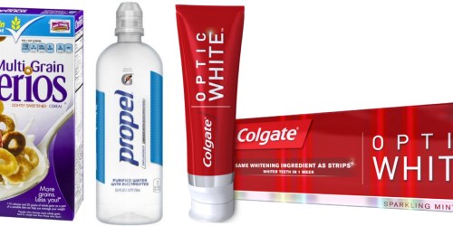 CVS: Cheerios As Low As 88¢, FREE Colgate Toothpaste, & FREE Propel Water (Starting 5/31) + More