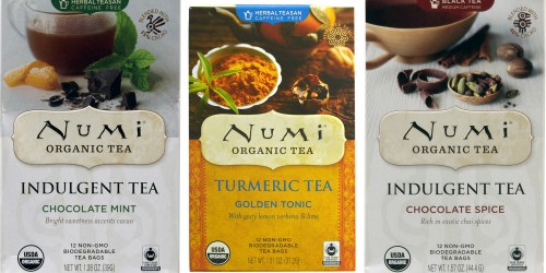 New $2/1 Numi Organic Boxed Tea Coupons