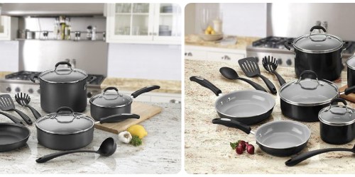 Sam’s Club: Cuisinart 11-Piece Hard Anondized OR 14-Piece Ceramic Cookware Sets Just $49.98 Shipped