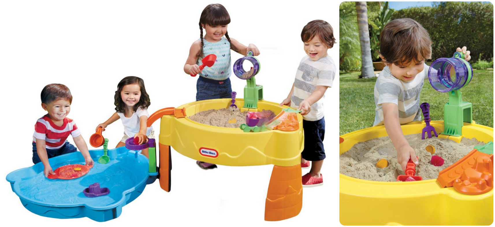 little tikes treasure hunt sand and water table