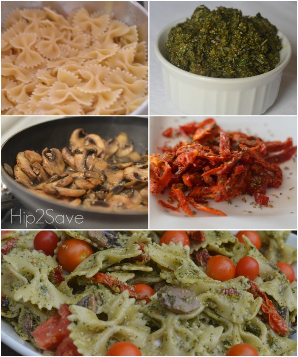 how to make the best pesto pasta salad Hip2Save