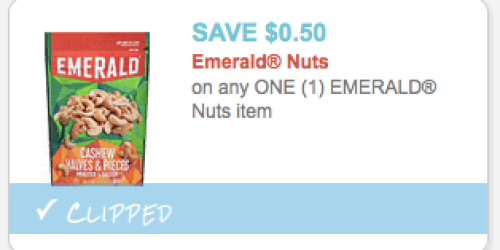 *RARE* $0.50/1 Emerald Nuts Item Coupon = Single Serve Snack Bags Only 50¢ at CVS