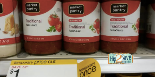 Target: Market Pantry Pasta Sauce Only 63¢ Each (Starting Tomorrow!)