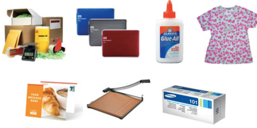 Staples: 40% Off $50 Packing Supplies, $5 Off $15 Medical Scrubs, 1¢ Copy Paper After Rebate + More