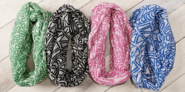 Art Deco Print Infinity Scarf $7.99 Shipped Today Only (Use Promo Code ARTDECO)