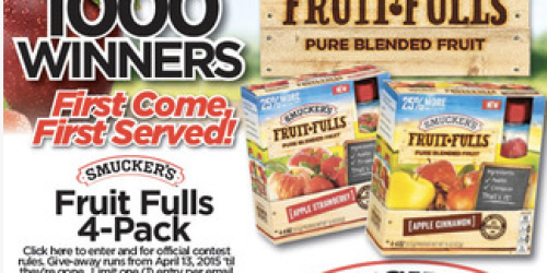 Military: 1,000 Win Smucker’s Fruit-Fulls 4-Packs (+ May Commissary Deals & Coupons)