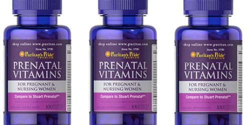 Puritan’s Pride: Buy 1, Get 2 Free Promotion = Prenatal Vitamins Only $4.46 Each + Free Shipping