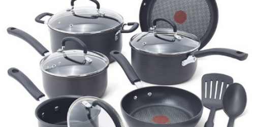 Amazon:  T-fal Hard Anodized Nonstick Cookware 12-Piece Set $79.99 Shipped Today Only