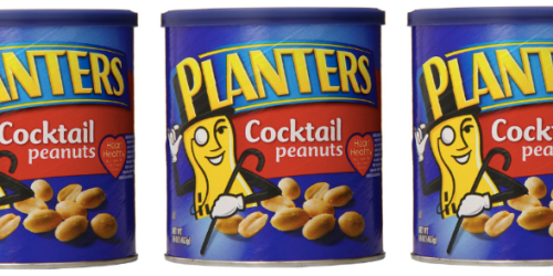 Amazon: Planters Cocktail Peanuts 16oz Only $2.07 + Cashew Halves & Pieces 14oz Just $3.79