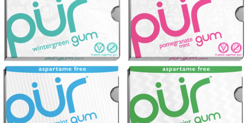 Walgreens: TWO Free Packs of Pur Aspartame-Free Gum (After Cash Back From Snap by Groupon)
