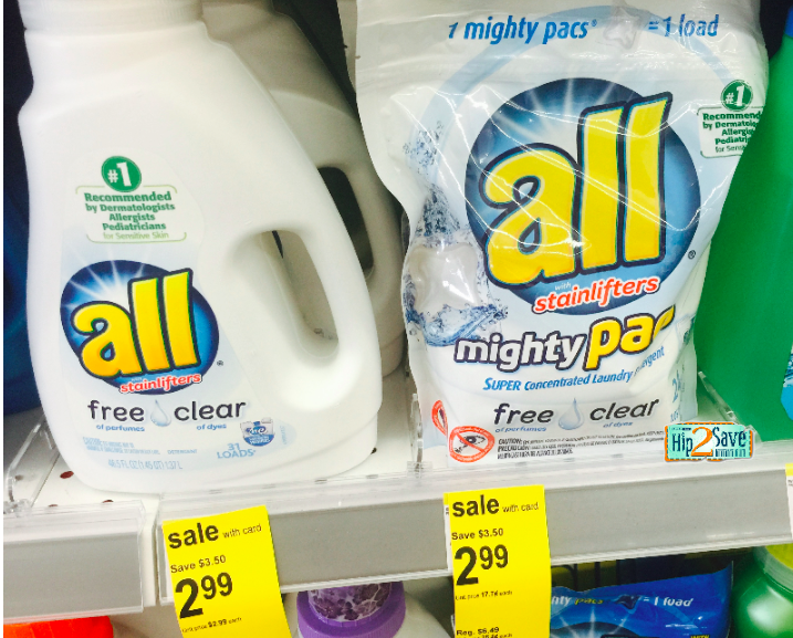 Walgreens All Laundry Detergent Only 1.99 • Hip2Save