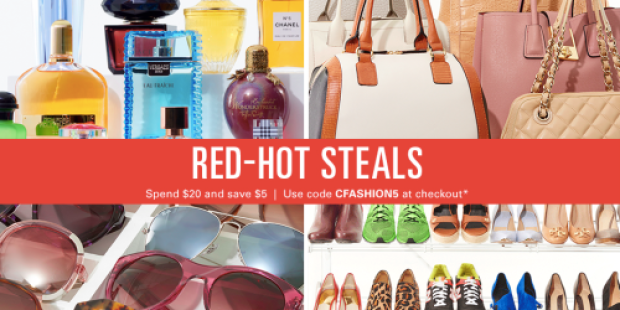 eBay: $5 Off ANY $20 Fashion Purchase & Free Shipping (Save on Fragrances, Sunglasses & More)