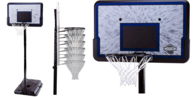 Walmart: Lifetime 44″ Pro Court Height-Adjustable Portable Basketball Hoop $99 Shipped