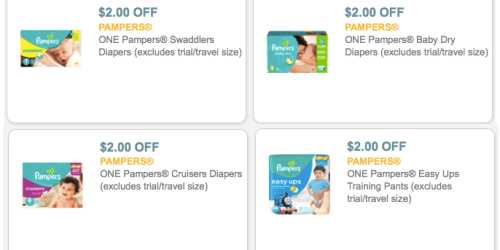 *SIX* $2/1 Pampers Printable Coupons