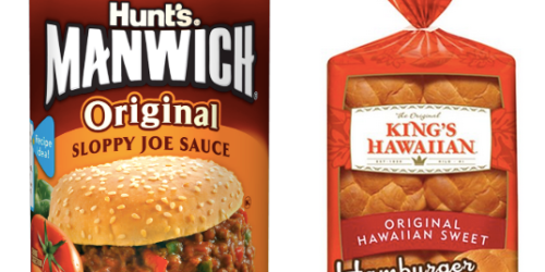 RARE Coupon: Buy 1 King’s Hawaiian Hamburger Buns AND Get Free Manwich (Up to $1.25 Value)