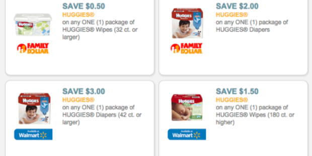 $7 in NEW Huggies Coupons = Awesome Deals at Walgreens & Target