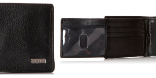 Amazon: Relic Men’s 100% Leather Traveler Wallet Only $9.99 (Regularly $28) – Great Father’s Day Gift