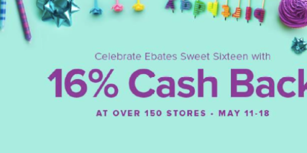 Ebates: 16% Cash Back at 150+ Stores Including Kohl’s (+ New Members Get Free $10 Gift Card)