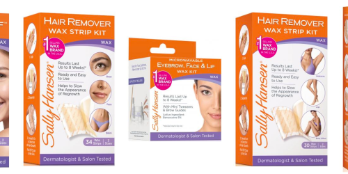 New $2/1 Sally Hansen Hair Removal Product Coupon = Wax Strip Kits As Low As Only $3.26 at Walmart