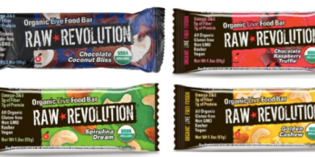 Amazon: Raw Revolution Organic Live Food Bars Only $1.06 Each Shipped (Gluten-Free, Kosher, Vegan)