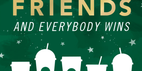 Starbucks Rewards Members: Invite Your Friends, Earn 6 Bonus Stars (& They Get a Free Drink!)