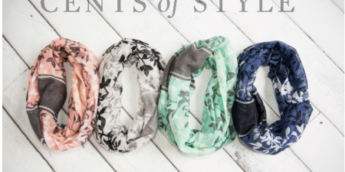 Cents of Style: *HOT* Floral Print Scarf AND Teardrop Earrings Only $8.95 Shipped