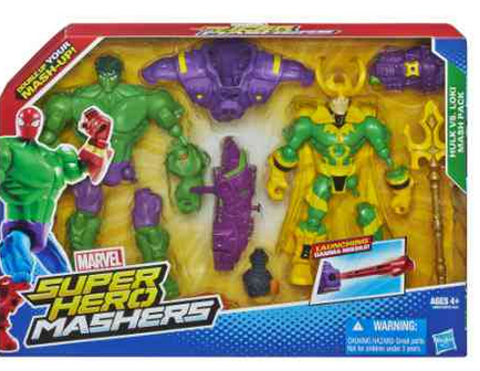 Marvel Super Hero Mashers Hulk vs. Loki Mash Pack Only 9.49