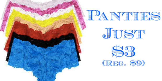 Frederick’s of Hollywood: 9 Pairs of Panties Only $27 Shipped (Only $3 Each)