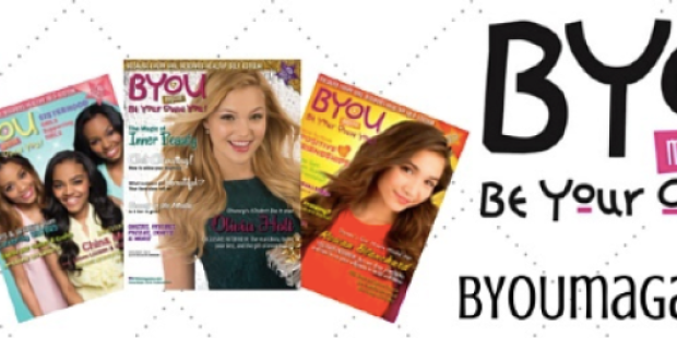 BYOU Magazine Subscription Only $7.99 (Self-Esteem Magazine for Girls Ages 7-14)