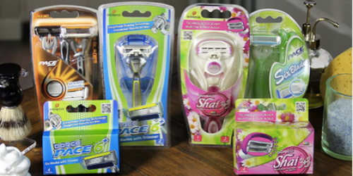 Dorco Jane & Joe Pack ONLY $17.50 (Includes 2 Shaving Systems, 12 Cartridges & 6 Disposable Razors)