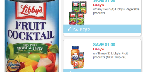 *NEW* Libby’s Vegetable & Fruit Coupons