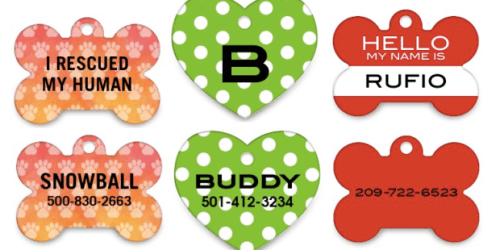 Shutterfly: Personalized Two-Sided Metal Pet Tag Only $3.99 Shipped – $6.99 Value (New Customers Only)
