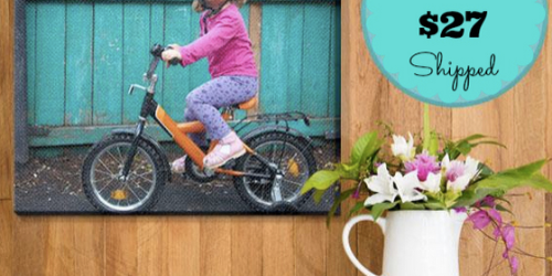 Easy Canvas Prints: 16×20 Photo Canvas Only $27 Shipped (2 Days Only!)