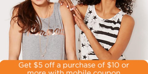 Shop Your Way Rewards Members: *HOT* Get $5 Off $5 AND $5 Off $10 Purchase Coupons (Text Offer)