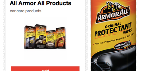 Target: 30% Off Armor All Car Care Products Cartwheel Savings Offer (+ Stackable Coupons!)