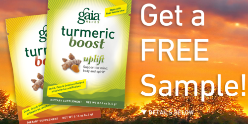 FREE Sample of Gaia Herbs Turmeric Boost
