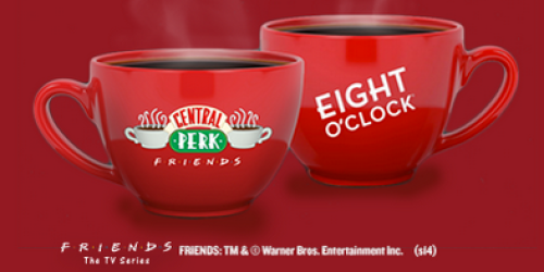 Two FREE Eight O’Clock Coffee Central Perk Mugs (First 15,000) + $2/1 Eight O’Clock Coffee Coupon